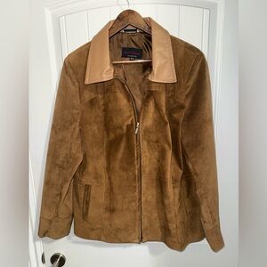 Women's Suede Tan Jacket from Olde Hyde House in Acton Ontario